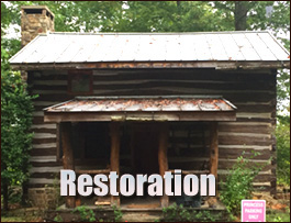 Historic Log Cabin Restoration  Mason, Ohio